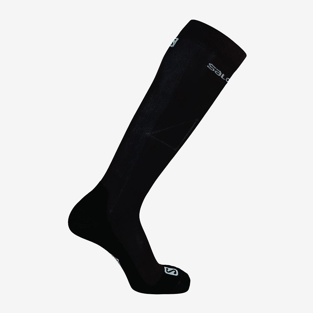 Salomon Singapore Mens Socks - QST Black | 91803-IYMT